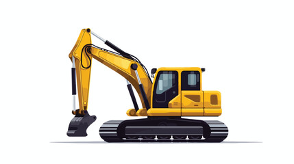 Heavy equipment icon Vector illustration isolated on white