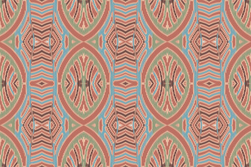Motif folklore pattern Seamless Native American, Motif embroidery, Ikat embroidery vector Design for Print Texture fabric saree sari carpet. kurta vector patola saree