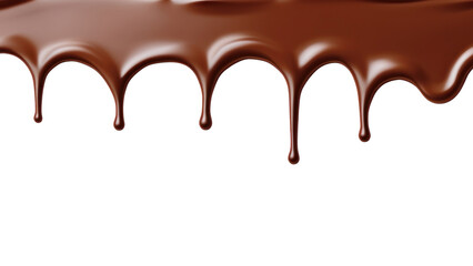 PNG  Melting chocolate dessert food white background