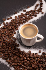 black coffee, photography, ingredient, coffee maker, breakfast, coffee cup, gourmet, caffeine, cafe, seed, roasted coffee bean, espresso, brown, bean, dark, drink