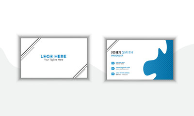 Professional Minimalist Organic Business Card Design