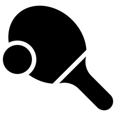 ping pong icon, simple vector design