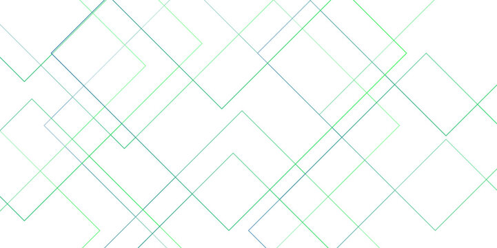 Abstract white green and blue vector blueprint background with modern design. Vector futuristic architecture concept with digital geometric connection blue lines