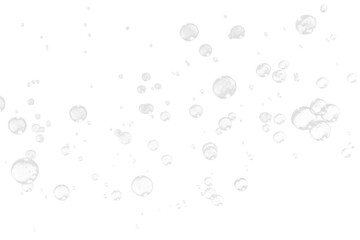 PNG water bubble effect, transparent background 