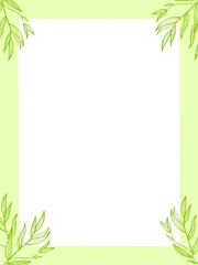 Worksheet decorative frame