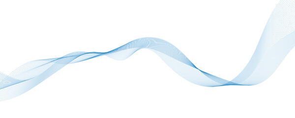 Obraz premium Abstract wave element for design. Digital frequency track equalizer. Stylized line art background. Vector illustration. 