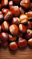 Obraz premium Chestnut close-up
