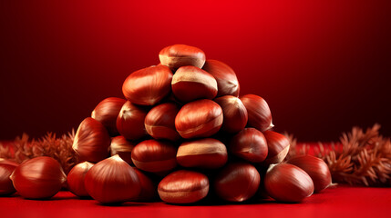 Obraz premium Chestnut close-up