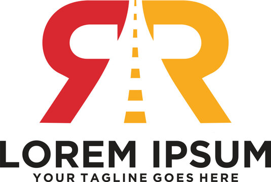 Roadway Highway RR letter logo