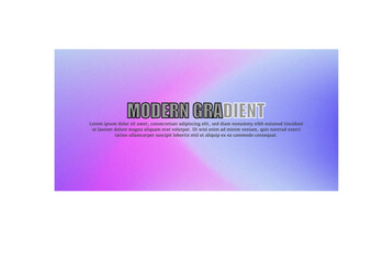 Abstract color gradient modern blurred background and film grain texture template with an elegant