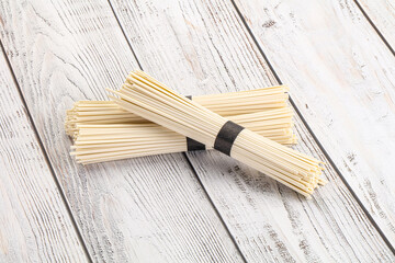 Asian cuisine - raw udon noodle
