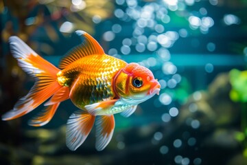 Goldfish in Aquarium