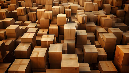 Cardboard Boxes: A Diverse Display of Packaging Varieties
