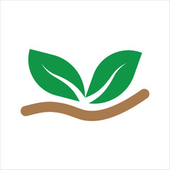 plant icon simple design art eps 10