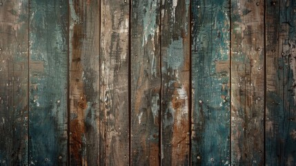 Aged wooden backdrop