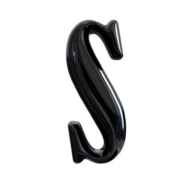 S letter black