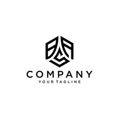 BAS Hexagon Lettermark Logo.