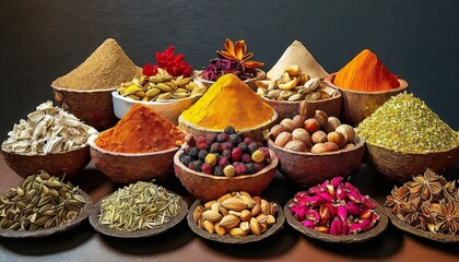 Aromatic Oasis: Colorful Spice