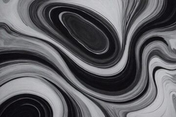 black and white swirlis of acrylic paint, textured backdrop