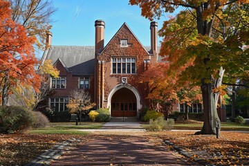 Exterior of a college campus