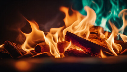 Fototapeta premium bonfire