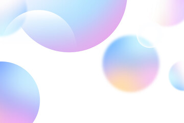Abstract geometric background gradient soft light pastel bokeh for Graphic Business background hitech technology digital design illustration web template background backdrop desktop wallpaper bubbles