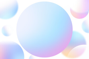 Abstract geometric background gradient soft light pastel bokeh for Graphic Business background hitech technology digital design illustration web template background backdrop desktop wallpaper bubbles