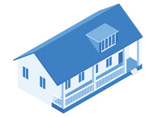 house illustration with white background