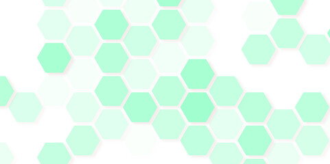 Fototapeta premium Abstract hexagonal pattern colorful