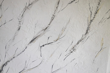 Beautiful light  background texture with black and grey lines. Abstract background from plaster on...