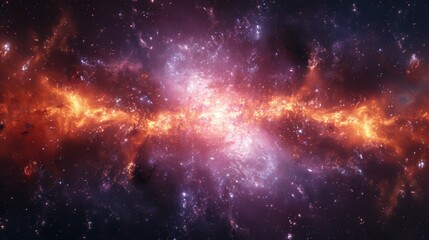 Space galaxy night sky background - obrazy, fototapety, plakaty