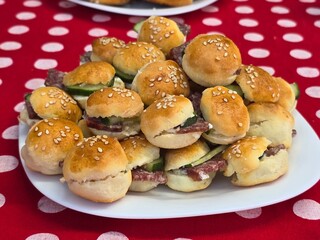 buns with sesame seeds