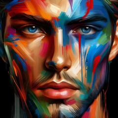 Obraz premium drawing with paints