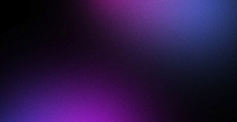 Dark blue purple spot , color gradient rough abstract background shine bright light and glow template empty space , grainy noise grungy texture
