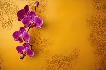 orchid flowers made by midjourney