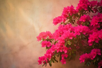 pink flowers background made by midjourney