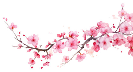 Obraz na płótnie Canvas PNG Cherry blossom border flower cherry plant