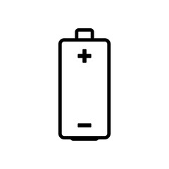 Battery icon on white.