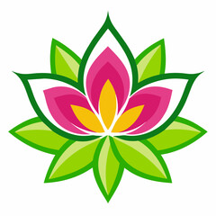 A Vector Illustration of Flowers	
