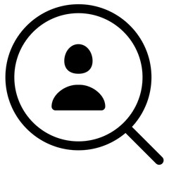 search people icon, simple vector design - obrazy, fototapety, plakaty