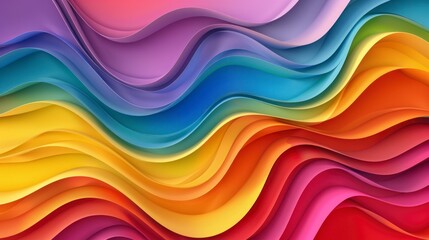 Obraz premium background gradient full color type 3D, geometric, wave, liquid suitable for digital and print