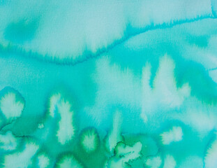 abstrakter grüner Aquarellhintergrund

