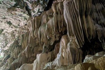 landscape of Nok Nang Aen Cave at Lam Khlong Ngu National Park, Kanchanaburi, Unseen in Thailand - 786404110