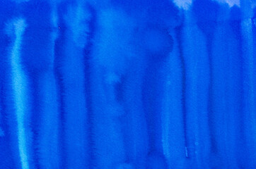 abstrakter blauer, ultramariner Aquarellhintergrund

