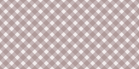 Diagonal brown checkered on the white background