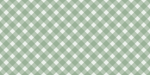Diagonal green checkered on the white background © Tanita