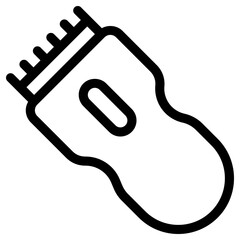 shaving machine icon, simple vector design