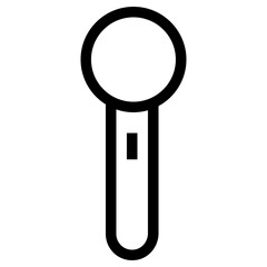 mic icon, simple vector design
