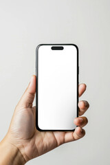PNG phone screen mockup, transparent design