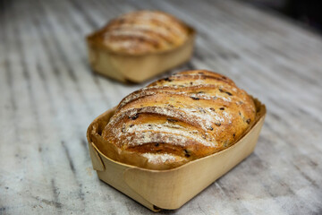 Bread in a French bakery from south of France